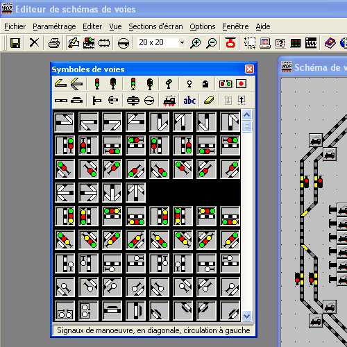 Editeur de schema de voies